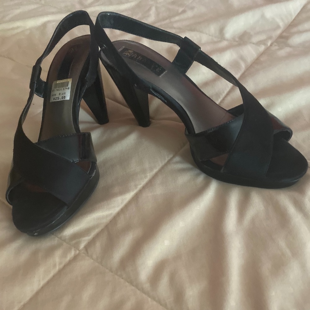Black Heeled Sandal